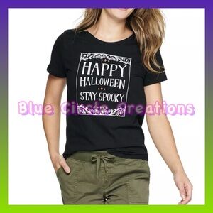 Sonoma Goods For Life® Crewneck Short Sleeve Halloween Graphic Tee Size Medium